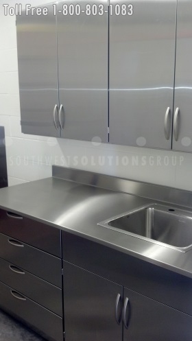 stainless steel cabinets with smart digitally controlled smart locks