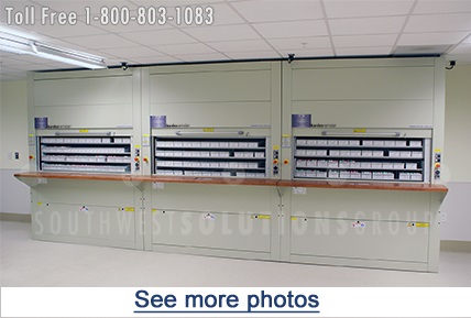 Anatomic Pathology Slides Storage System with Large Capacity Storage