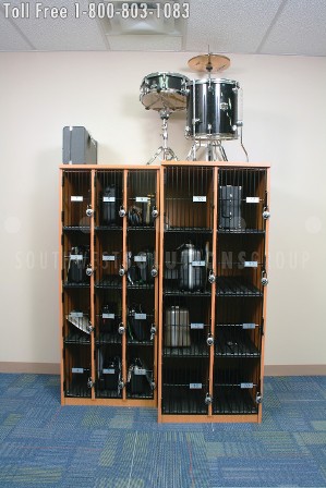 music instrument storage cabinets for music classes