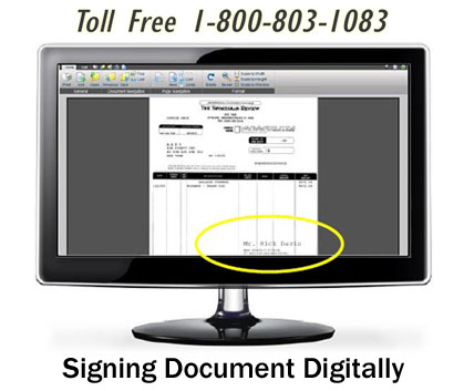 signing documents digitally