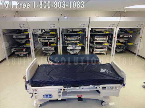 storing hospital gurneys stretchers houston beaumont port arthur huntsville galveston alvin baytown lufkin pasadena