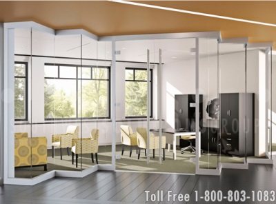trendway movable clear walls for storefront applications