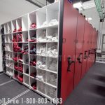 football-apparel-stored-high-density-shelving