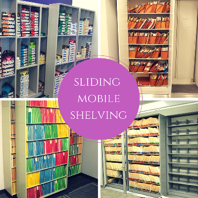 high density storage product sliding mobile shelving