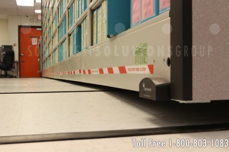 powered shelving safety features meet osha requirements