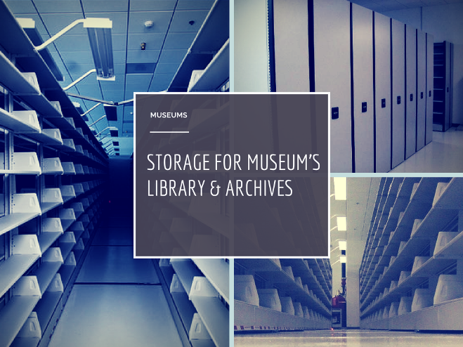 Compact Mobile Shelving for Museum Library and Archives