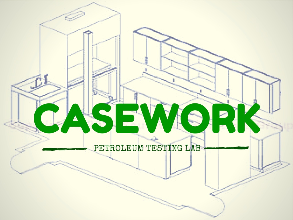 Plan Drawing of Modular Casework in Petroleum Testing Lab