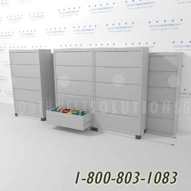 Lateral filing system deals