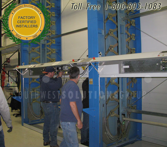 installation and relocation services for vertical carousels