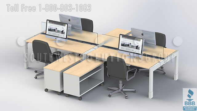 moveable office furniture private open work spaces