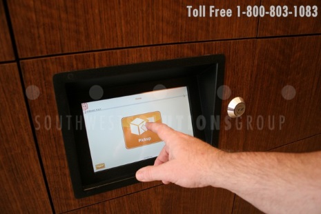 concierge smart locker system manages and tracks condo resident packages