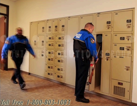 custom public safety storage with made-to-order evidence locker configurations