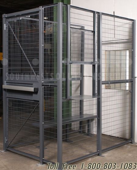 driver security cages & building access cages provide better warehouse security
