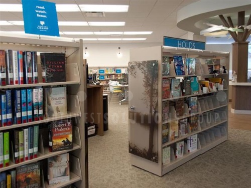 library brings the community together with custom shelving