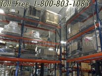pallet rack backing safety panels prevent employees from being injured by falling items