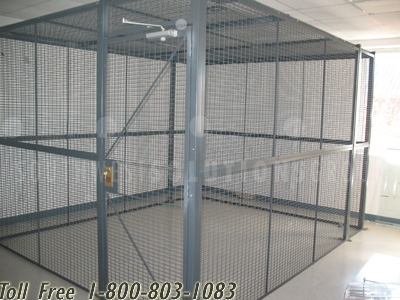 DEA compliant pharmacy drug storage cages