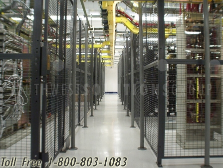 wire server cages for data centers provide physical security