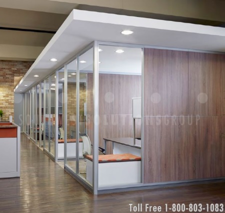 modular walls mix modern and traditional design for offices and conference rooms