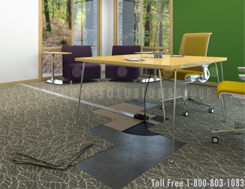 Use Cabling Raceway Under Carpet as an Alternative to Access Floors