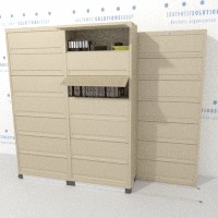 flipper door slim line filing cabinets secure stored items