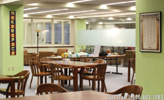 makerspace created in the university library 