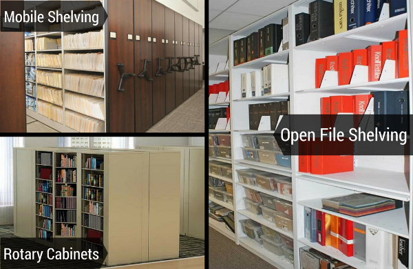 Types of Filing Equipment, Office Furniture, & File Storage Systems