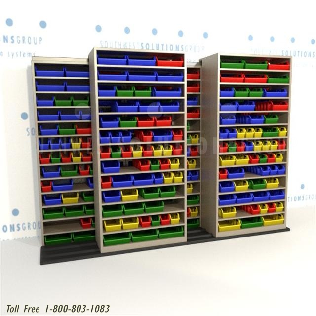 Sliding Bin Shelving Kansas City Organize Small Parts Wichita Topeka