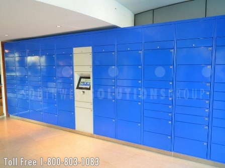 automate package delivery and retrieval with keyless self serve lockers