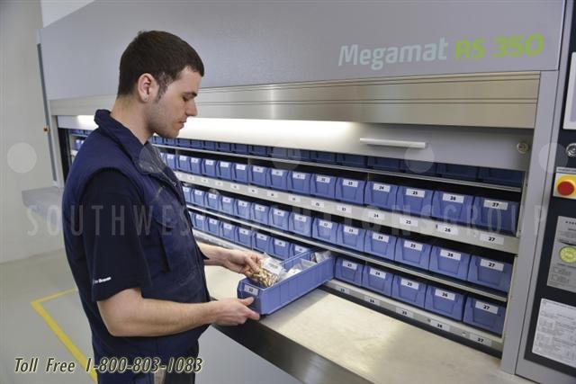 automated motorized vertical carousels electronic storage racks