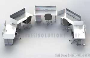 electric height adjustable flip top workstations for improving ergonomics