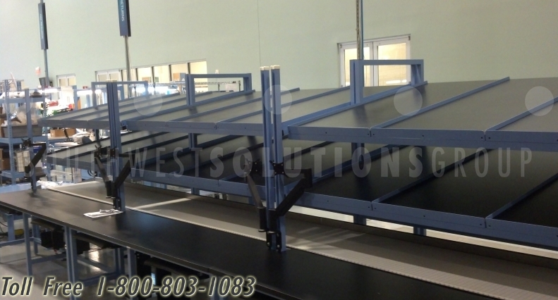 csi 10 56 29 13 flow storage racks with conveyor belt