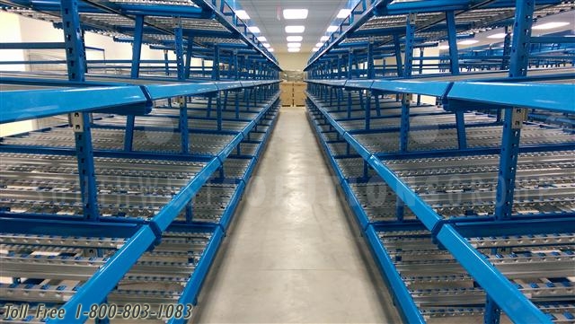 gravity bins slotted angle shelving racks