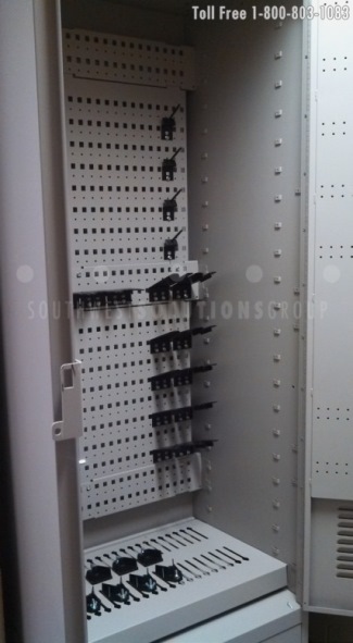uwr back panel on the freestyle public safety weapons locker