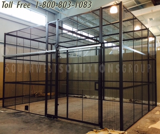 wirecrafters security cages partitions kansas city wichita topeka