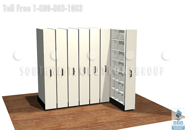 space saver mobile racks pull out retractable shelving
