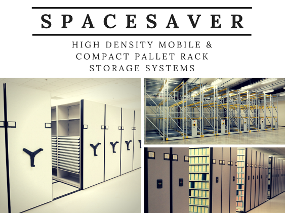 spacesaver high density mobile and compact pallet rack storage systems