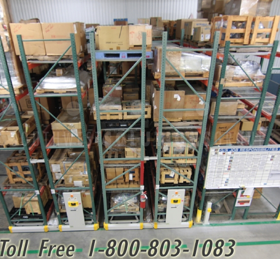 compact motorized storage pallet racks automotive warehouse