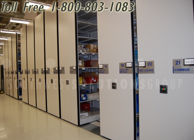 MRO maintenance repair operations parts in high density shelving