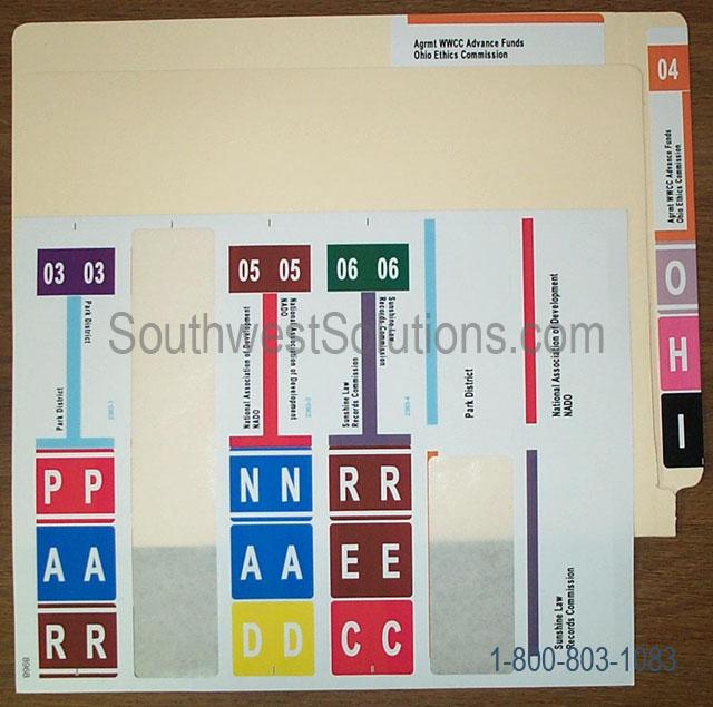 RFID File Folders Labeling Tracking Custom Manufacturer