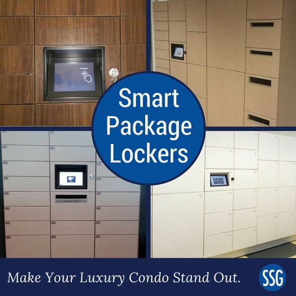 smart package lockers luxury condos