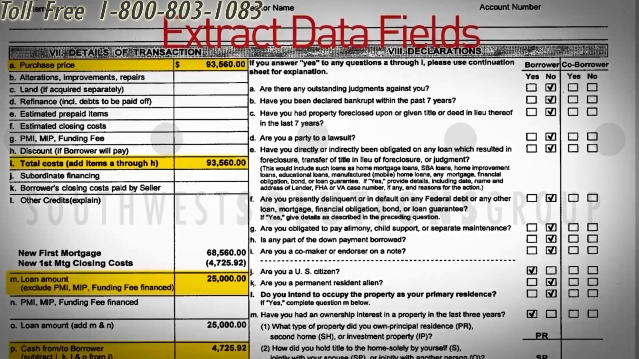 automated mortgage document scanning