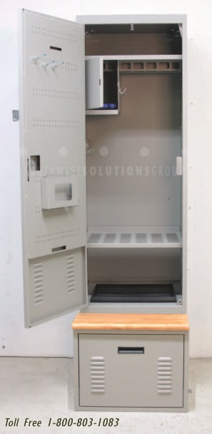 medical employee lockers for personal storage