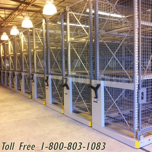 save space for storing military gear & equipment with compact mobile wire cages