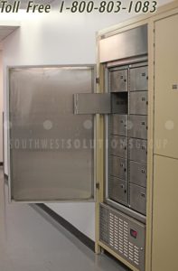 storing short term evidence in lockers & drying cabinets