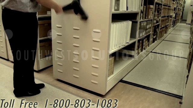 mobile shelving turn static aisles into storage space