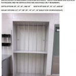 Riot ballistic shield vertical storage cabinet shelves rack
