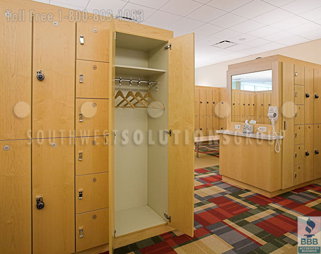 health and fitness club lockers