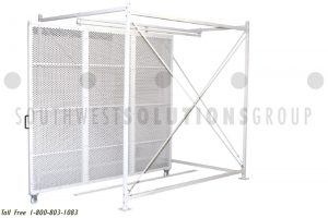 pull out art rack protective storage