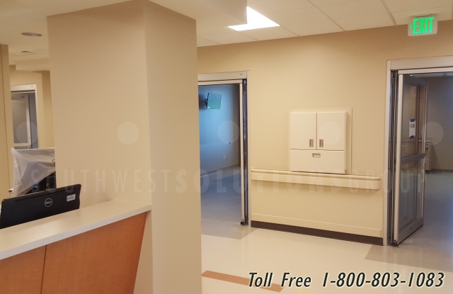 isolation medical wall cabinets