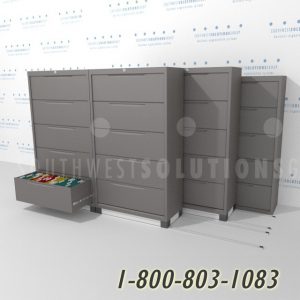side track slider lateral movable storage shelving cabinets anchorage fairbanks juneau